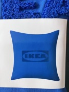 Ikea Aurtiende poszewka z wyszytym logo bawełna 50x50