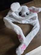 Czapka dla dzieciaka - stawianie uszek dotykowo ( łapki)