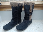 Buty dziewczęce damskie zimowe zamszowe ocieplane rozmiar 38