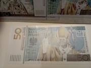 50 zł Jan Paweł II ( 50 zł JP II ) banknot NBP kolekcjonerski