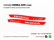 HONDA 2415 - nalepki/naklejki traktorka / kosiarki
