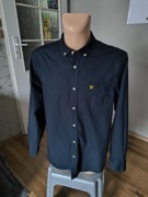Lyle & Scott koszula męska L granatowa gładka długi rękaw 