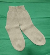 Skarpetki z kaszmiru - jasny beż