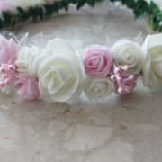 Zestaw Wianek komunijny i ozdoba na świecę 