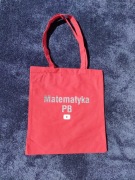 Torba Matematyka PB Merch | Eco-Friendly | CZERWONA