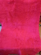 Narzuta na fotel czerwona 63/146cm