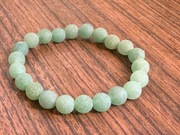 Bransoletka damska z kamienia naturalnego – koraliki awenturyn zielony 