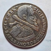 Stara Moneta Polska Królewska Bydgoszcz Talar Król Zygmunt III Waza 1614 r.