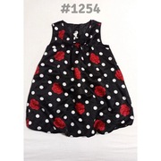 Sukienka w kropki bombka 5-6lat 110-116cm