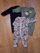 Zestaw śpioszki pajacyki rozm 68 3pak