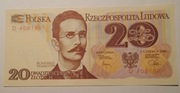 20 złotych z 1982 roku stan bardzo dobry 