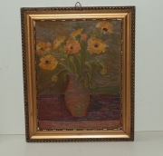 Stary obraz Kwiaty olej Edmund Jagielski 