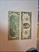 2 dolary amerykańskie  UNC