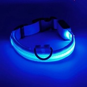 Obroża dla psa świecąca USB