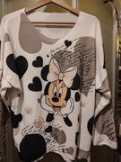 Bluzka damska elegancka Włoska z kaszmirem roz.48-50