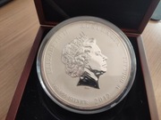 lokata inwestycyjna 1 kg czystego 999 Srebrna moneta Rok Smoka 2012 1000 g 