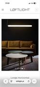 Lampy wisząca Loftlight Longa Horizontal czarna