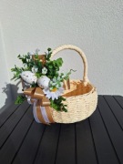 Stroik do koszyczka, gotowa dekoracja koszyczka