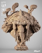 Man Thing Marvel Comics Figurka Popiersie 39cm 1/4 Ręcznie Malowana