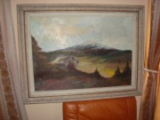 Obraz krajobraz, olej na płótnie, oryginał