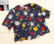 FLOU cudna bluzeczka blezerek w kwiaty retro/vintage r.42