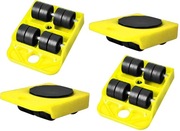 Zestaw 4 platform, rolek, do przenoszenia mebli