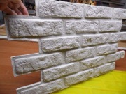 Biała cegła z fugą panel cegły stara cegła gipsowa