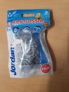 JORDAN FLOSSER dla dzieci NIĆ dentystyczna DELIKATNA smak OWOCOWY 36 szt.