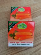 Tajskie mydło kolagenowe Jam do twarzy i ciała Carrot 65g