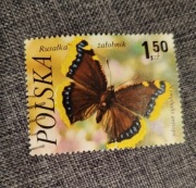 Znaczek pocztowy motyl rusałka żałobnik 