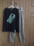 Komplet chłopięcy bluzka+spodnie slim fit r. 122/128