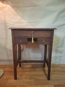 Niciak stolik kwietnik dębowy po renowacji