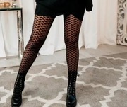 Rajstopy wzorzyste S/M 40 DEN