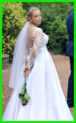 Suknia Ślubna Princess * Typ Księżniczka * Cudownie się Prezentuje * M