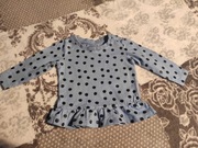 Primark  bluzka w kropki r 68 cm 
