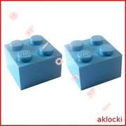 LEGO 3003 KLOCEK 2x2 średni niebieski / Medium Blue - 2 szt.