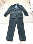 Garnitur męski retro PRL ciemnoszary 