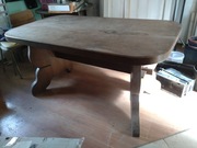 Stół dębowy z krzesłami w stylu holenderskim