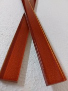 Listwa szklana 2,3x60cm kolor orange