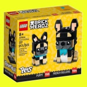 #NOWE# LEGO 40544 PIES BULDOG FRANCUSKI BRICKHEADZ 
