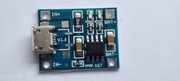 Ładowarka li-ion 18650 1A Micro-usb TP4056