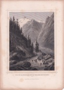 Staloryt - Col de la Forclaz et la Vaallee de Trient - 1860 r.