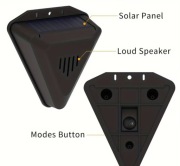 Solarny odstraszacz szpaków i innych czeresniakow 