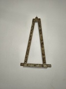 Stary metalowy wieszak stojak na pokrywki z Prl