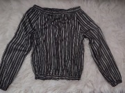 Bluzka czarno złota 146