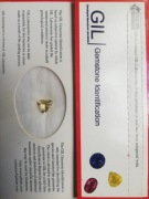 Żółty beryl Heliodor _ na złoty pierścionek , sygnet _ Certyfikat _ 1.83 ct