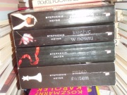 SAGA ZMIERZCH 4 tomy S. Meyer Zaćmienie, Przed świtem, Księżyc w nowiu