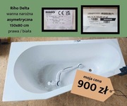 Wanna asymetryczna Riho Delta prawa 150 80 nowa w folii