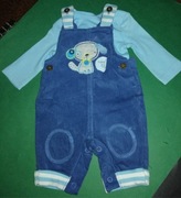 Ubranko niemowlęce dwuczęściowe newborn 50cm