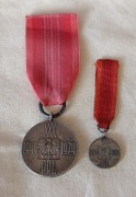 Medal 30 lecie Polski Ludowej + miniatura 